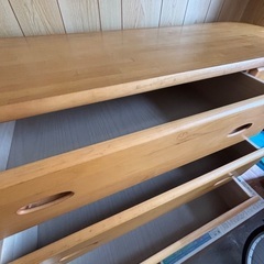 ローチェスト　収納家具　4段の画像