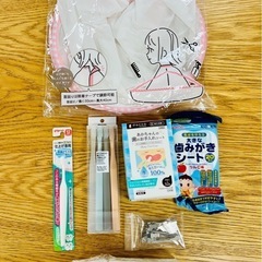 ベビー　歯磨きシート　歯ブラシ　ヘアカット用ヘアキャッチャー　ポ...