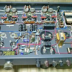 ホームメイド真空管式OTLアンプの画像