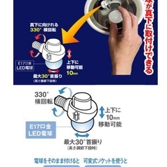 株式会社プロト　可変式ソケット　E 17 2個セットの画像