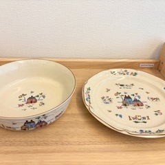 yamaka アメリカンカントリーコレクション　大皿　ボウル皿セット
