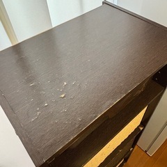 【ニトリ】引き出し付きカラーボックスの画像