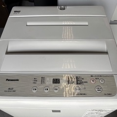 PANASONIC 5.0Kg 分解クリーニング ピカピカ新品見たい 2019年製 美品の画像