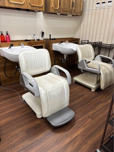 ※最終値引き！！※【バックシャンプー台】2台｜1台8,500円に値下げしました！