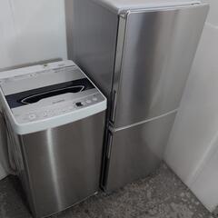 冷蔵庫　洗濯機　ステンレスセット　の画像