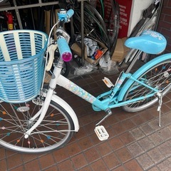 ★美品★22インチ　ブリヂストン　エコパル　子供用自転車　ブルー