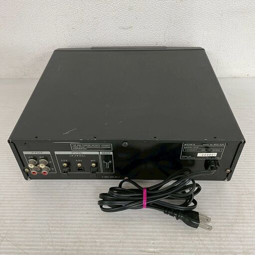 SONY】 ソニー ミニディスクレコーダー MDデッキ MDS-S38 J0967