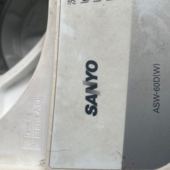 洗濯機　SANYO製6.0kgクラス　屋外使用の画像