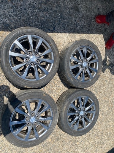 スズキ純正アルミホイール　タイヤ