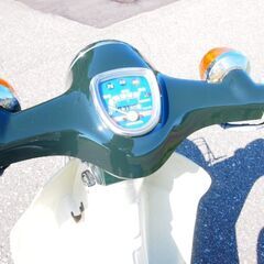 緑カブC50ハンドル綺麗始動OK♪車実働50cc 原付 富山、石川、金沢の画像