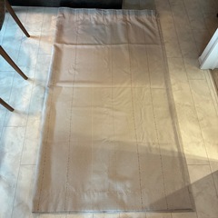 unico グレー　カーテン　約100×170cm タッセル二つ付