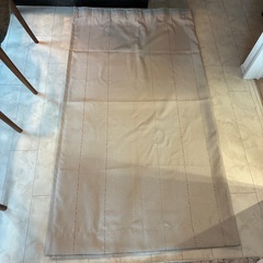 unico グレー　カーテン　約100×170cm タッセル二つ付の画像
