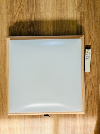 お譲り先が決まりました【照明】高級LEDシーリングライト パナソニックPanasonic 現代和風　白木枠和室用