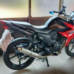 YAMAHA YS125 FAZER 付属品多数 実働カスタム BEAMSマフラーの画像