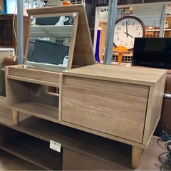 ローテーブル ドレッサー 木目 中古の画像
