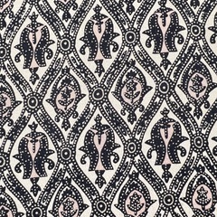 美品 着物羽織 黒色桃色 楔模様 洋風柄の画像