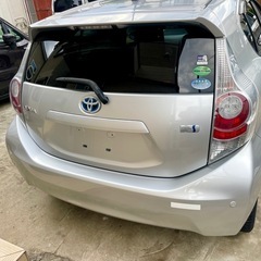 平成26年 トヨタアクア5万キロ/プッシュスタート/ナビ/テレビ／ETCの画像