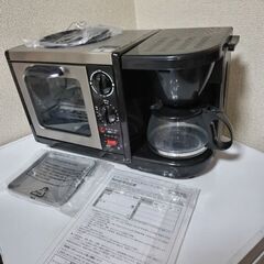 未使用フローレ トリオクッカー 1台３役トースター+コーヒーメー...