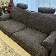 大塚家具 2・3人掛けソファ グレー