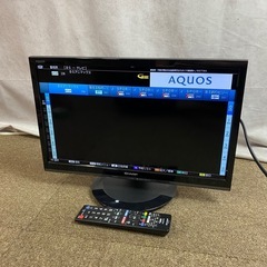 SHARP シャープ AQUOS 液晶カラーテレビ LC-19P5 2018年製の画像