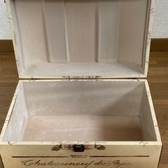 ヴィンテージ風トランク(木製)  ★ワインケース chateau renier★の画像