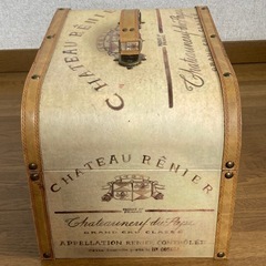 ヴィンテージ風トランク(木製)  ★ワインケース chateau renier★の画像