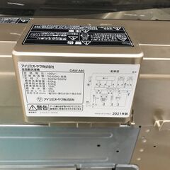 【ｼﾞｬﾝｸﾞﾙｼﾞｬﾝｸﾞﾙ金沢店】洗濯機 アイリスオーヤマ DAW-A80 2021年製 ※現状販売の画像