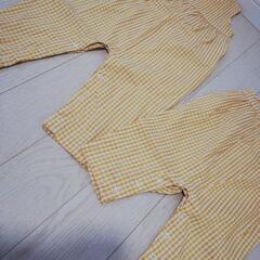 SHEIN　ギンガム　バックボタン　ジャンプスーツ　2枚セットの画像