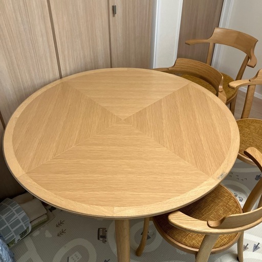 美品 カンディハウス ルントオム EXテーブル 伸長式 ダイニング テーブル 美品 カンディハウス ルントオム EXテーブル 伸長式 ダイニング