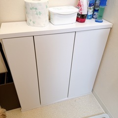 【受渡予定者決定済】トイレ用のラックの画像
