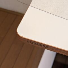 FlexiSpot フレキシスポット 電動昇降式デスク SD1 パソコンデスク 学習机 幅80cm　床保護クリアマット・透明デスクマット付の画像
