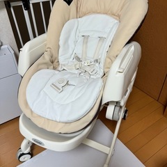ねむりら　コンビ　combi ハイローチェア　バウンサー　手動の画像