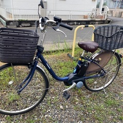 お薦め品‼️良品‼️パナソニック電動アシスト自転車26インチバッ...