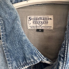 SCHOTT（シュート） デニムシャツ　半袖の画像