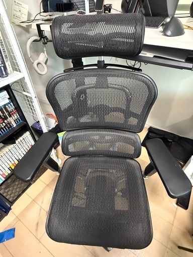 【美品】エルゴヒューマンプロ ErgohumanPRO オットマン付 ハンガー付