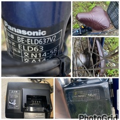 お薦め品‼️良品‼️パナソニック電動アシスト自転車26インチバッテリー16Ah2021年の画像