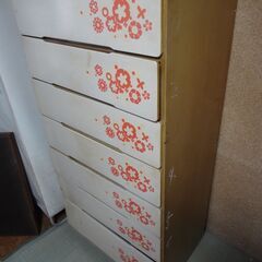 タンス　ベビー用　木製　アンティーク家具　収納家具　美品　②