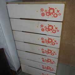 タンス　ベビー用　木製　アンティーク家具　収納家具　美品　②の画像