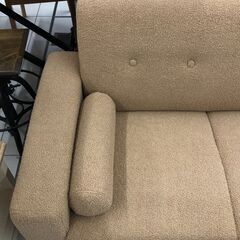 【直接引き取り限定】YMワールド 天然木2Pソファの画像