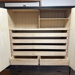 昭和レトロな桐の和ダンス　着物収納の画像