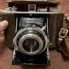 ★訳あり　オリンパス　OLYMPUS Six 蛇腹カメラレザーケースの画像