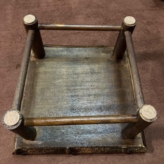 竹のミニテーブル　31.5センチの画像
