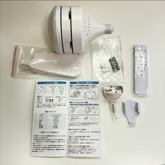 シーリングファンライト 6-8畳調光 リモコ ン引掛けソケット 簡単取り付け！の画像