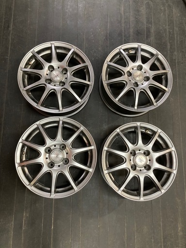 アルミ　14インチ　5.5jJ PCD100 4H