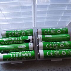 単4型リチウムイオン充電池　電圧1.5V　8本　タイプC充電ケー...