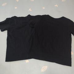 半袖Tシャツ黒 120サイズ2枚セットの画像
