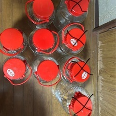 梅酒瓶、果実酒瓶、梅干瓶の画像
