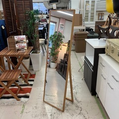中古　無印良品　スタンドミラー　高さ150cm 姿見　公田店