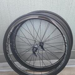 【ロードバイク用】カーボンホイール　wh9100-c40 タイヤ付