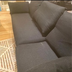 【急募】0円ソファ+オットマンの画像